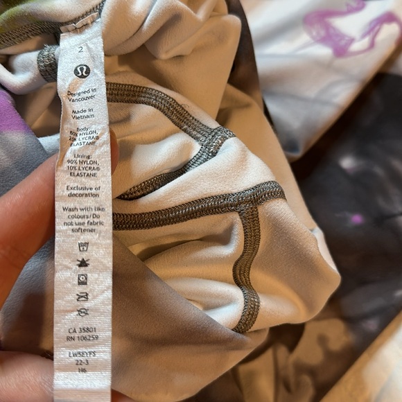 Lululemon Throwback Print Align High-Rise Pant 25" Size 2 - Picture 7 of 10